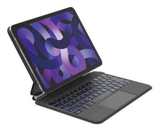 Belkin Tastatur-Case für Apple iPad Pro 11" (M4) – Bluetooth, QWERTZ (CH), mit Trackpad, Beleuchtung – Schwarz