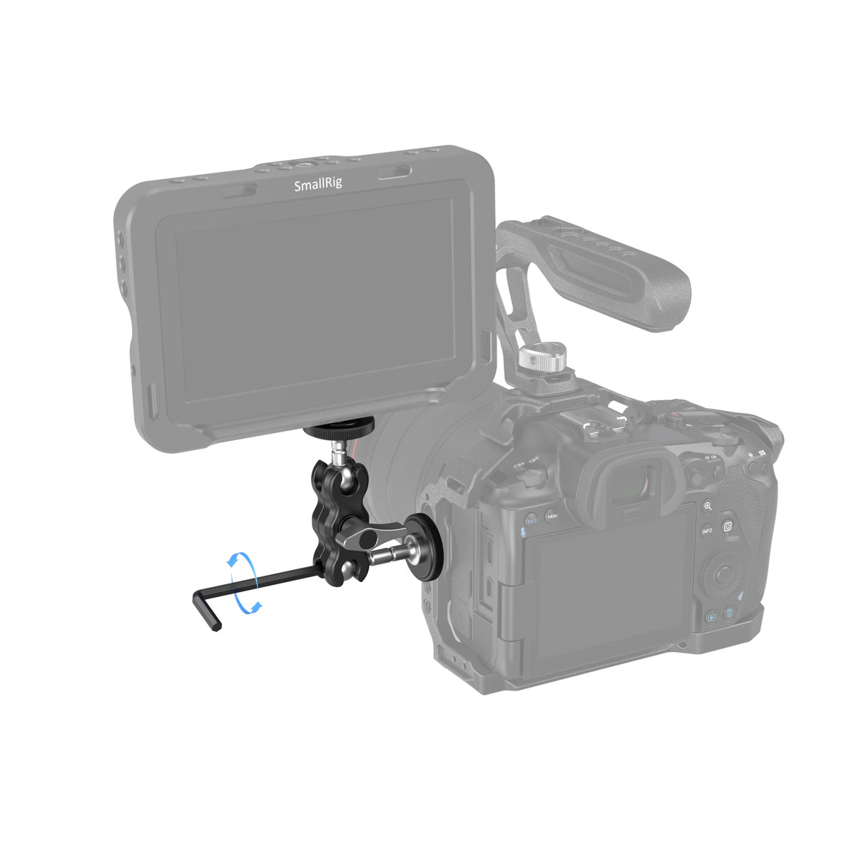 SmallRig 3238B Mini Magic Arm Halterung – mit Universal-Kugelkopf