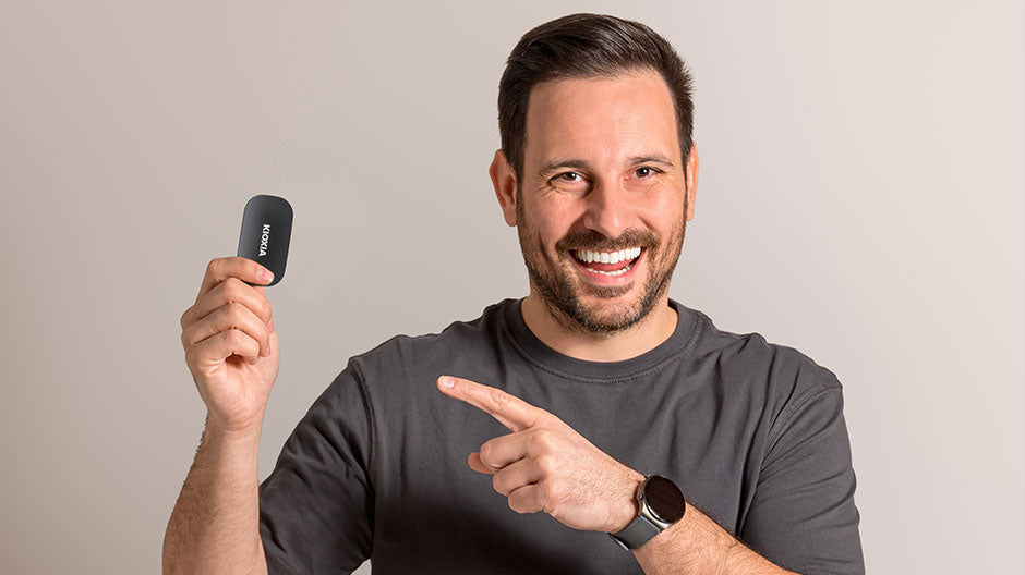 Kioxia EXCERIA PLUS G2 Portable SSD 500 GB – für Windows/Mac/Android/iOS