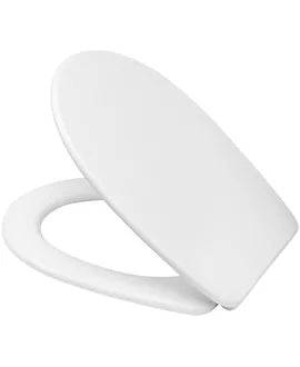 Diaqua WC-Sitz – Kunststoff, weiss, rund, 36 × 44,5 cm