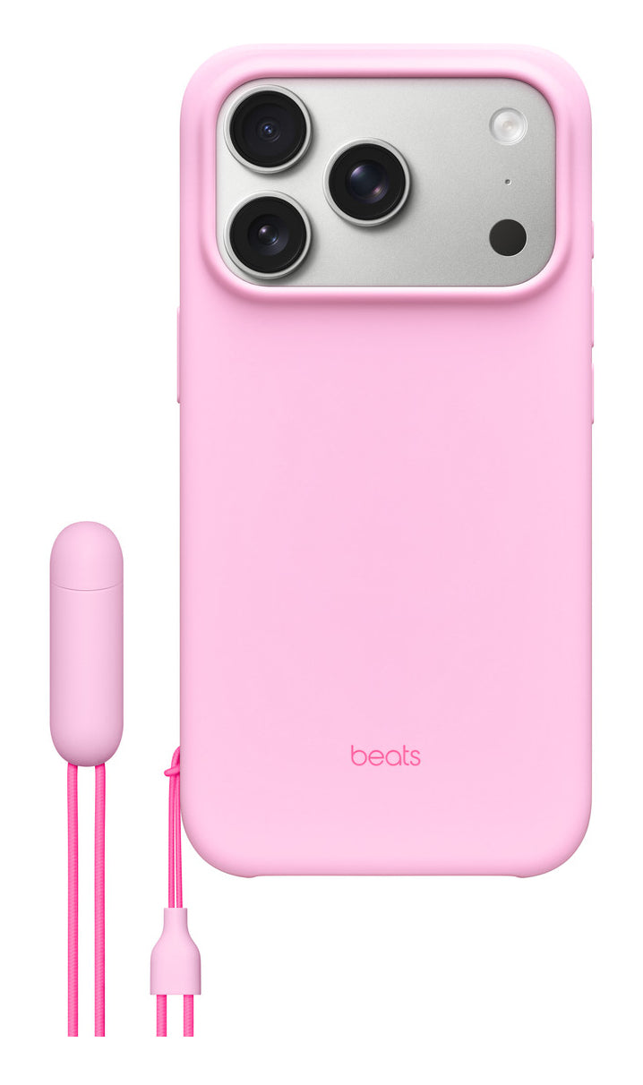 Apple Control Backcover – für Apple iPhone 17 Pro, MagSafe, mit Ständer, Mikrofaser+PC, Pebble Pink