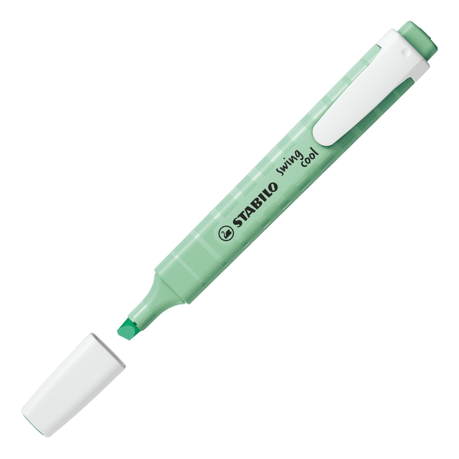 STABILO Swing Cool Pastell Textmarker – Minze, Keilspitze 1–4 mm