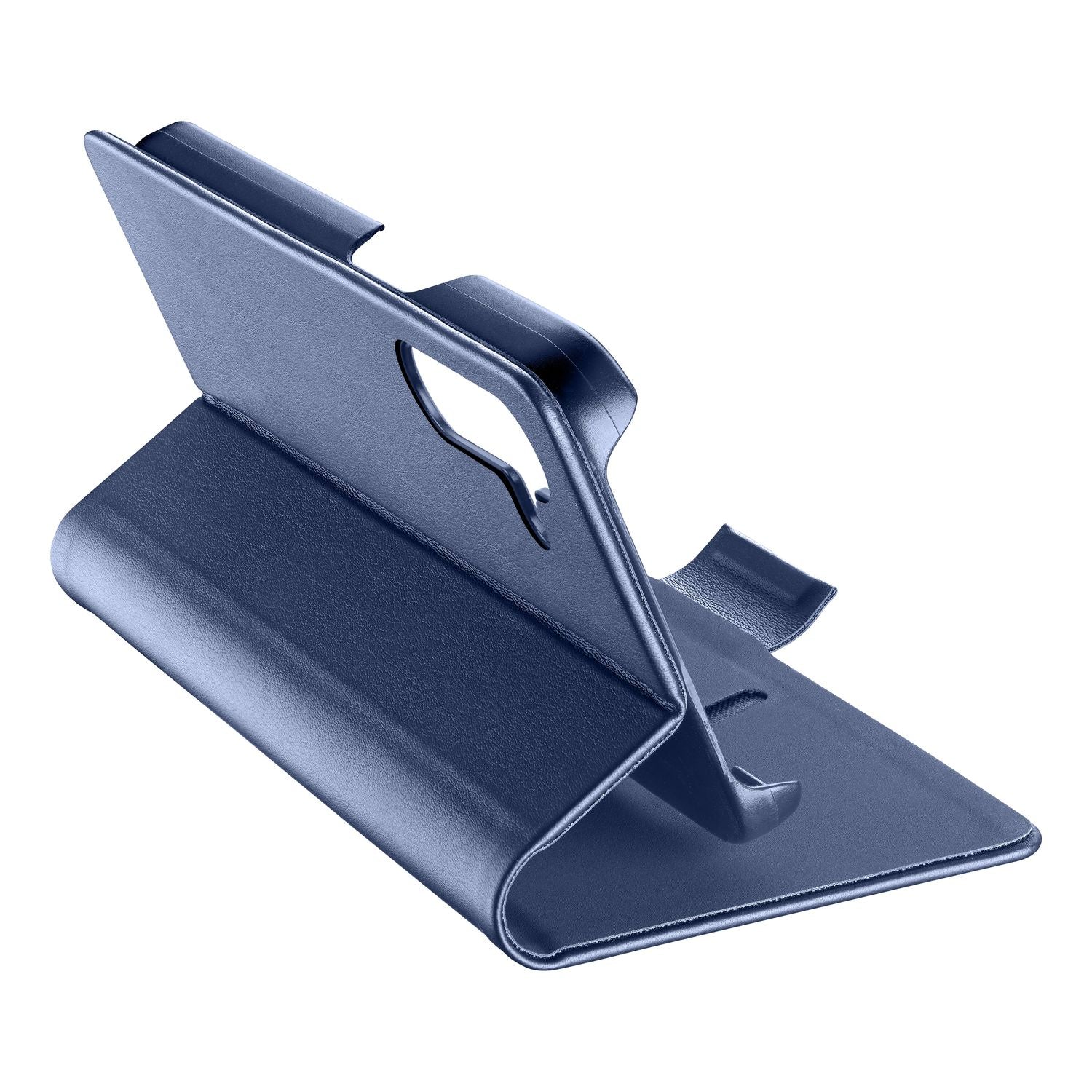 Cellularline Book Folio – für Samsung Galaxy S26+/S26 Edge, mit Ständer, mit Kartenfach, PU, Blau