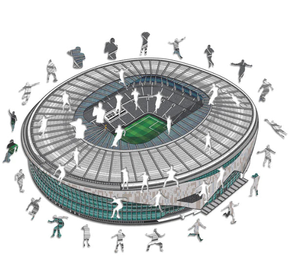 Iconic Puzzles Tottenham Hotspur FC – Stadion – Logikspiel, 1 Spieler, ab 10 Jahren