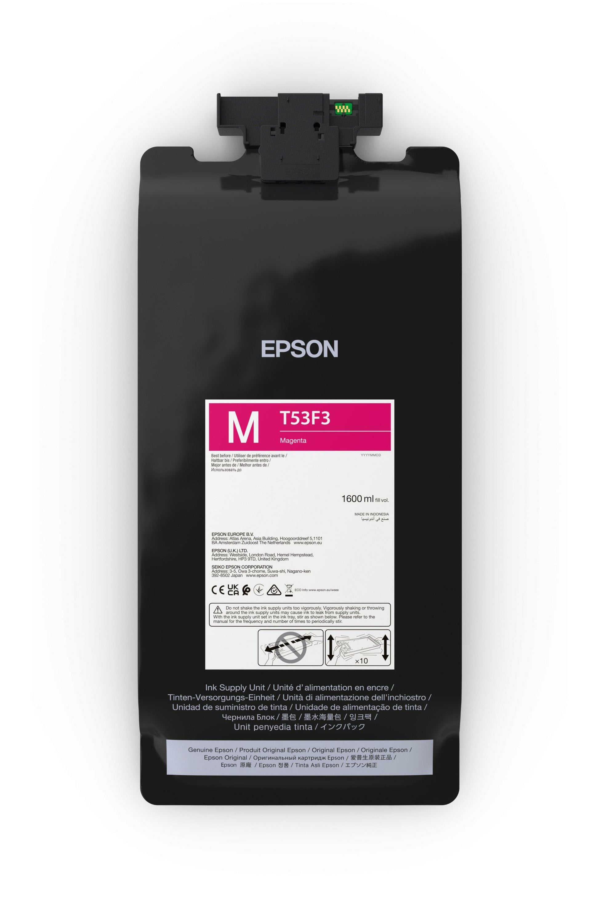 Epson C13T53F30N Magenta Tintenpatrone (Original) – 1'600 ml – für SureColor SC-P8500DL STD
