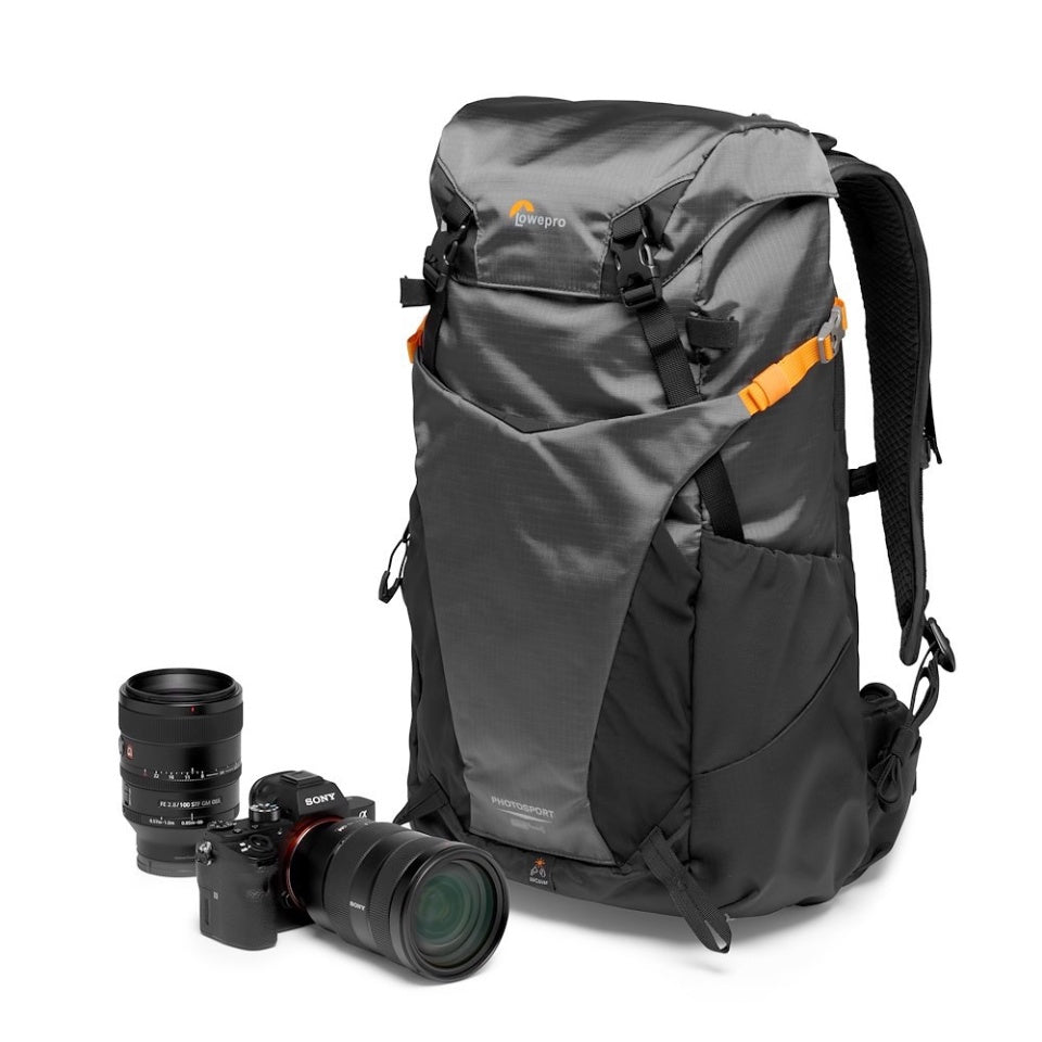 Lowepro PhotoSport BP 24L AW III Kamerarucksack – 24 l, Nylon/Polyester – Grau/Schwarz