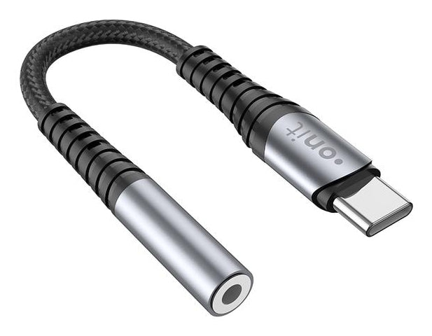 ONIT Adapterkabel – USB-C auf 3,5 mm Klinke 0,13 m – für USB-C Geräte