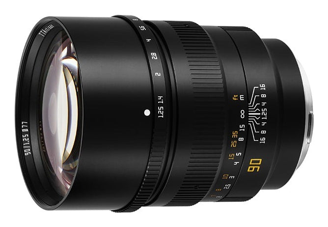 TTArtisan 90 mm f/1.25 Festbrennweite – Vollformat, manueller Fokus, 77 mm Filter – für Canon RF