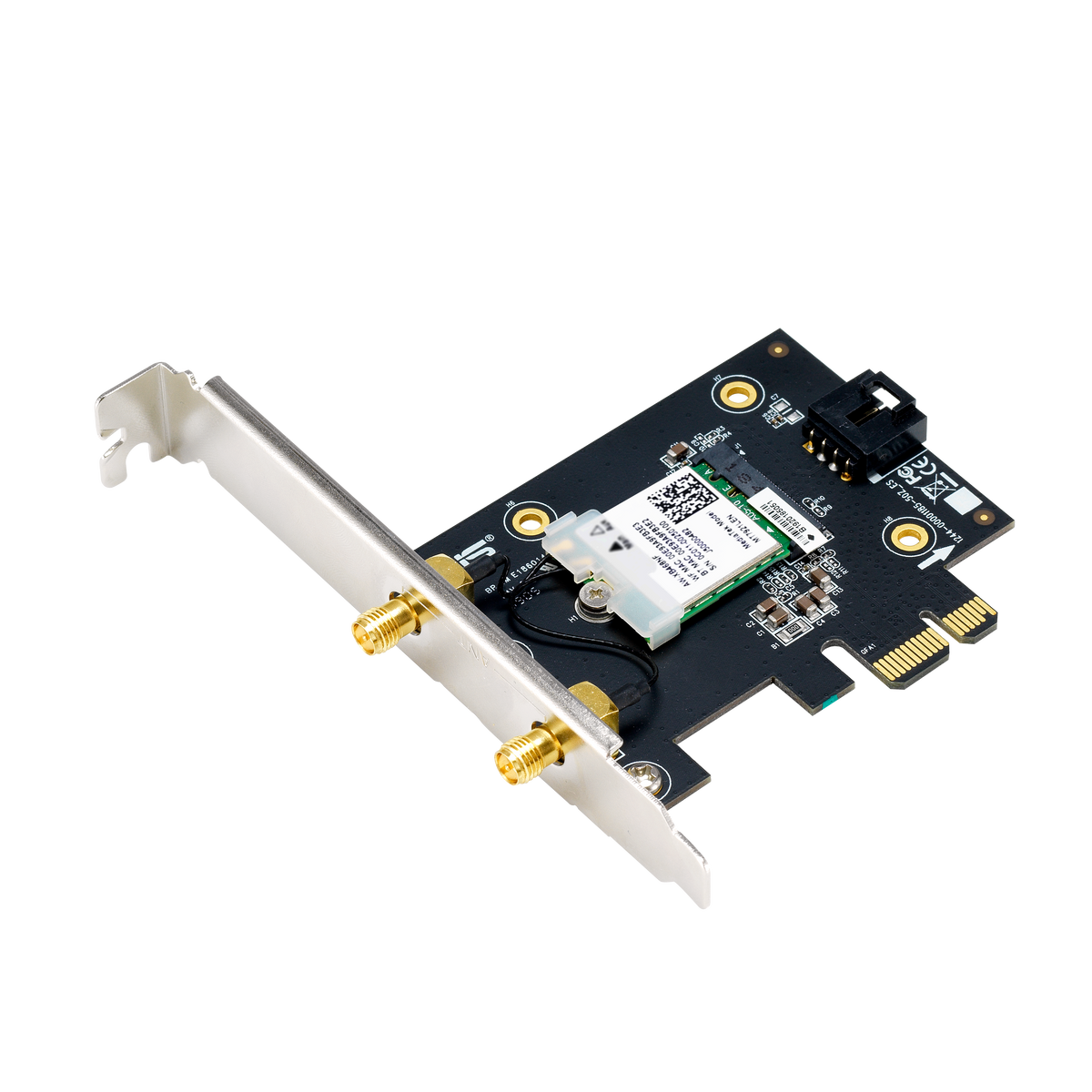ASUS PCE-AX1800 – PCIe WLAN-Karte – Wi-Fi 6 (2,4/5 GHz), 1,8 Gbit/s