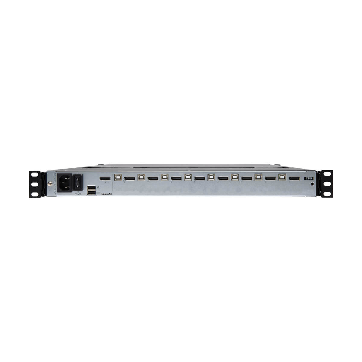 Tripp Lite B030-DP08-17D – 17" Rack-LCD-Konsole – 1920 × 1080, 8-Port KVM, USB 2.0-Hub – 1U
