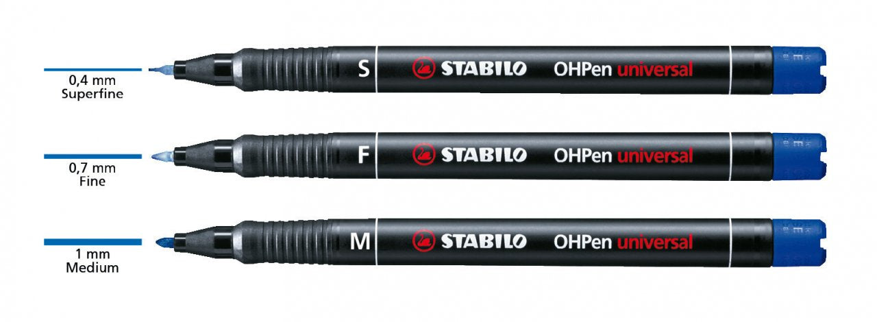 Stabilo Permanent-Marker für OHP-Folien und glatte Oberflächen – Grün
