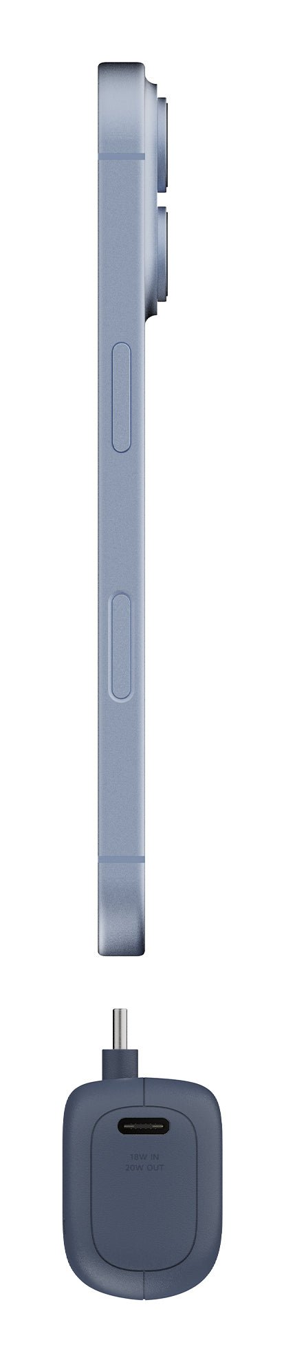 Xtorm Go2 Powerbank 5'000 mAh – 20 W PD, 1× USB-C, blau
