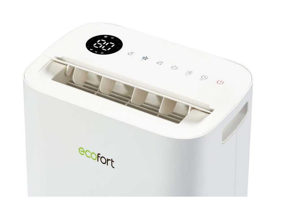 Ecofort Luftentfeuchter ecoQ 20L – 20 L/24 h, bis 50 m², Tank 4,5 l, Hygrostat, WLAN, App-Steuerung