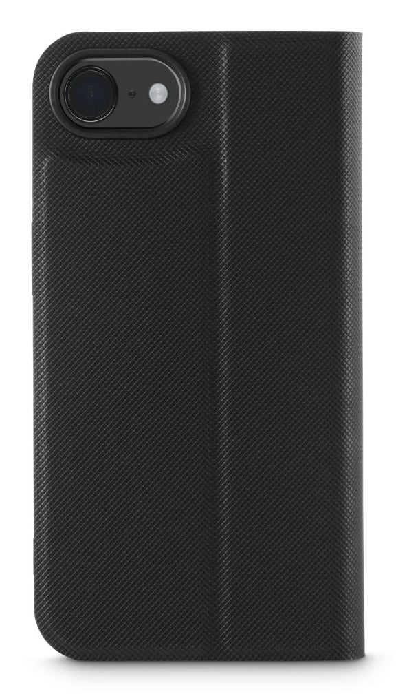 Hama Daily Protect Wallethülle – für Apple iPhone 16e, mit Ständer, 2 Kartenfächer, PU+TPU, Schwarz