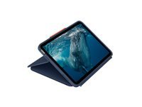 Logitech Rugged Combo 4c Touch Tastatur-Case für Tablets – QWERTZ (CH) – Blau