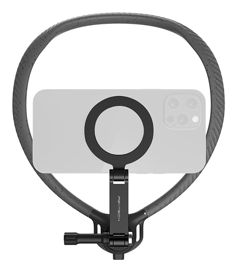 PGYTECH CapLock – Spezial-Zubehör – Magnetische Nackenhalterung – für Action-Kamera, Smartphone – Schwarz