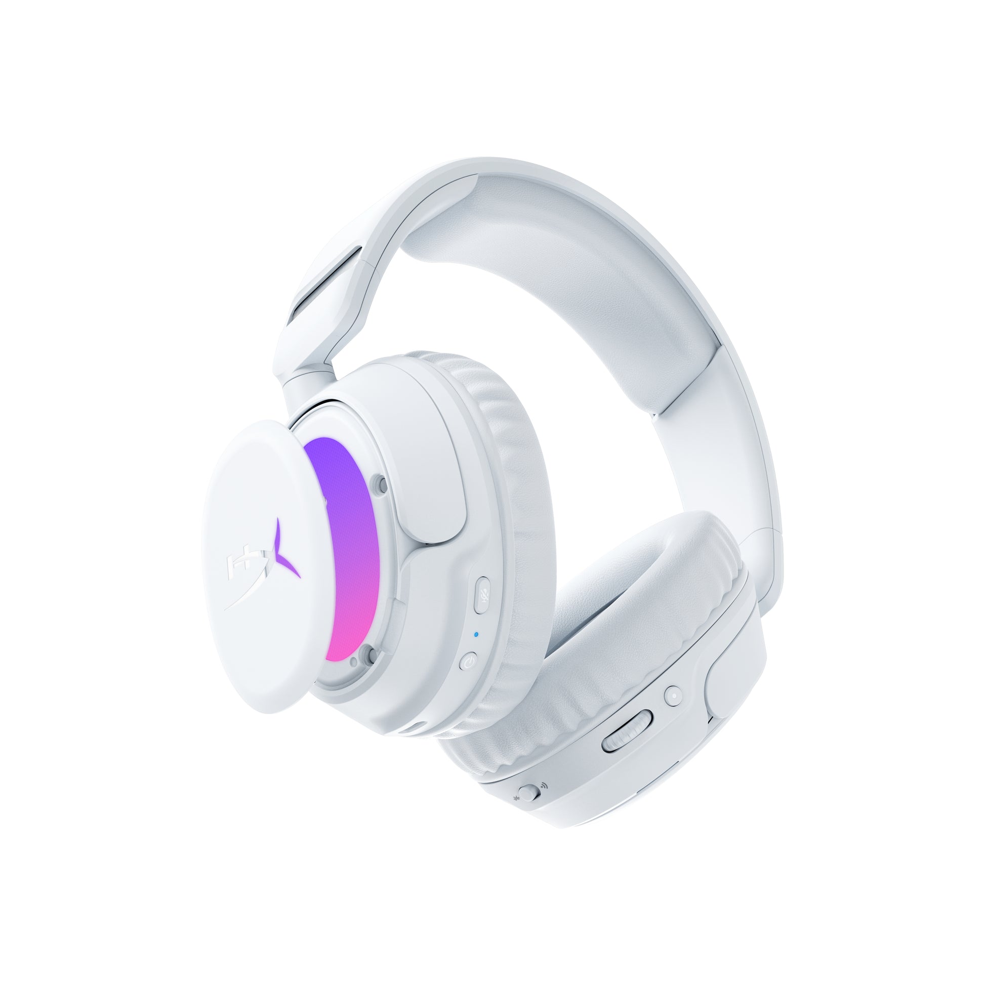 HyperX Cloud Flight 2 Gaming-Headset – Over-Ear, Stereo, BT, ANC, mit USB-A-Dongle, Weiss, BT 5.3