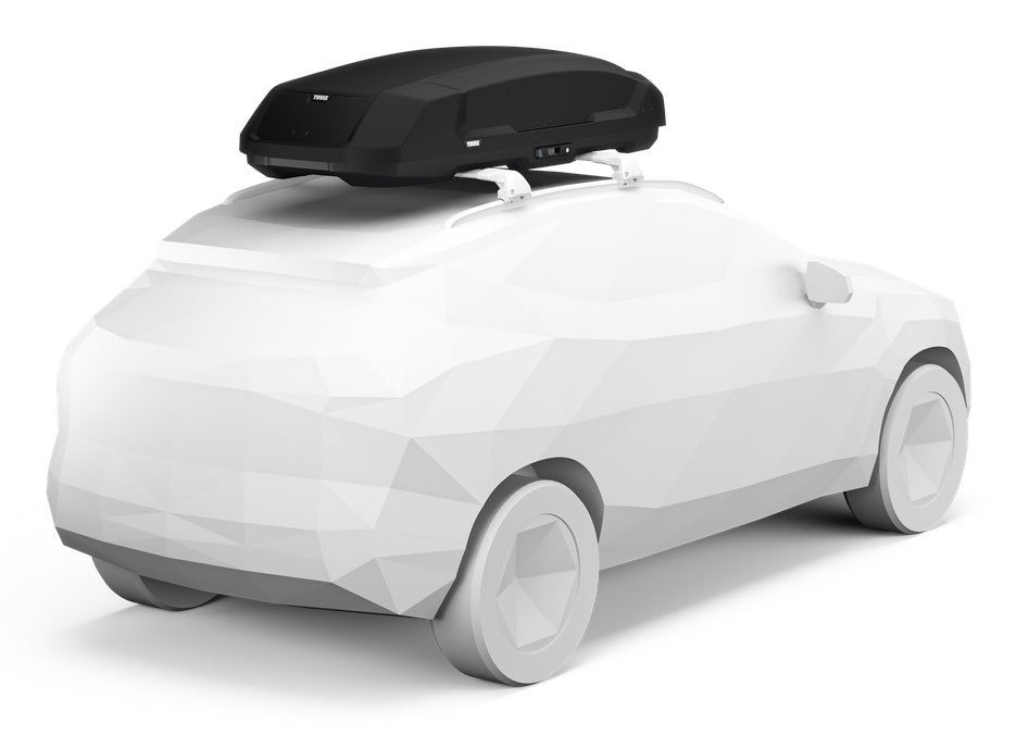 Thule Dachbox Force – Hartschale, Verriegelung, Ein-Schlüsselsystem-kompatibel – 450 l – Schwarz