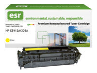 esr CE412A Gelber Toner – Kompatibel – 2'600 Seiten – für HP Color LaserJet Pro300/M351/M375 und andere