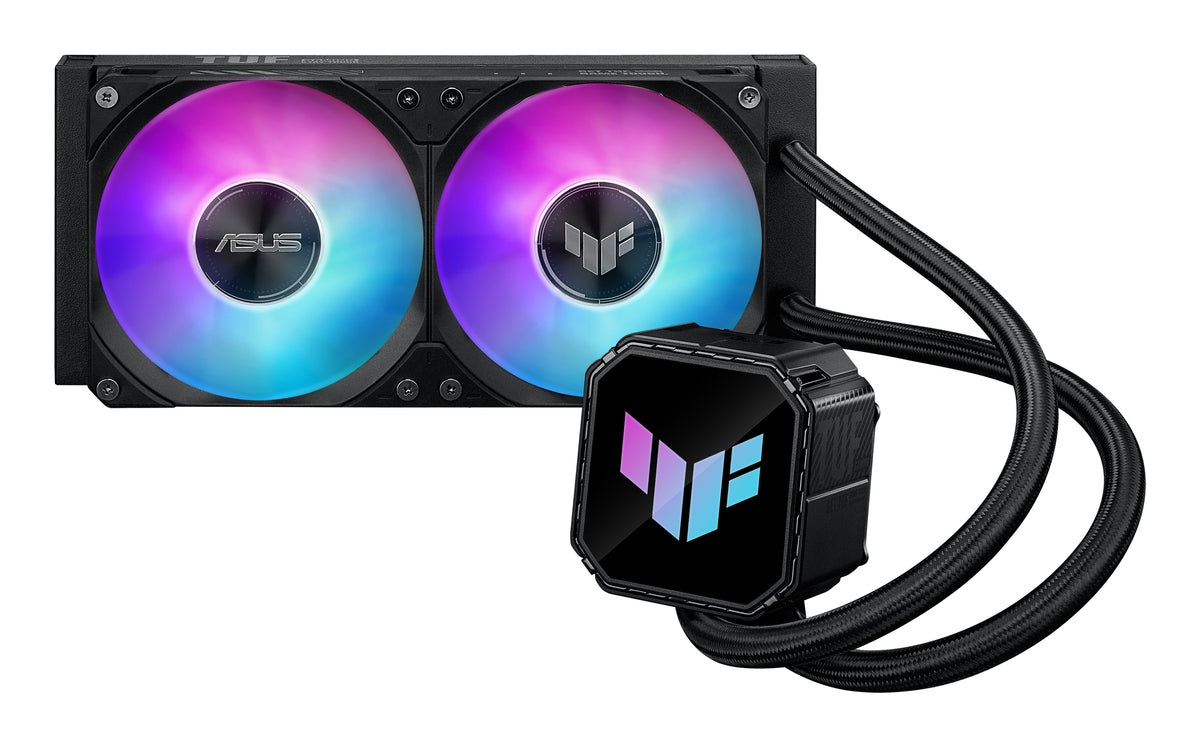 ASUS TUF Gaming LC III 240 ARGB – AIO-Kühler – 240 mm Radiator, 2×120 mm Lüfter, ARGB, für LGA 1700, AM5, AM4