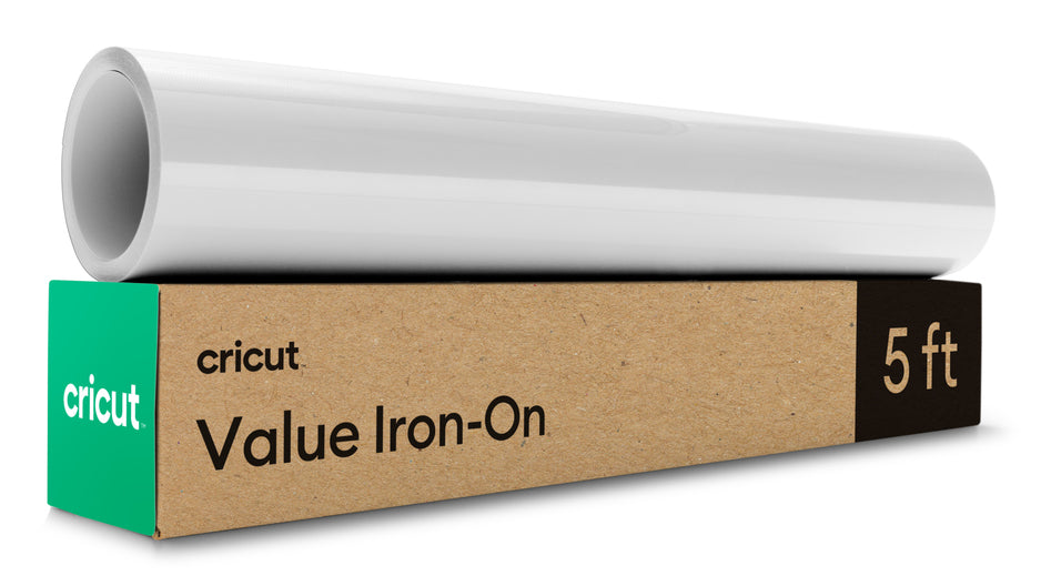 Cricut Flex Smart Aufbügelfolie – 30,5 × 150 cm, schwarz – 1 Rolle, Vinylfolie, glänzend, PEFC