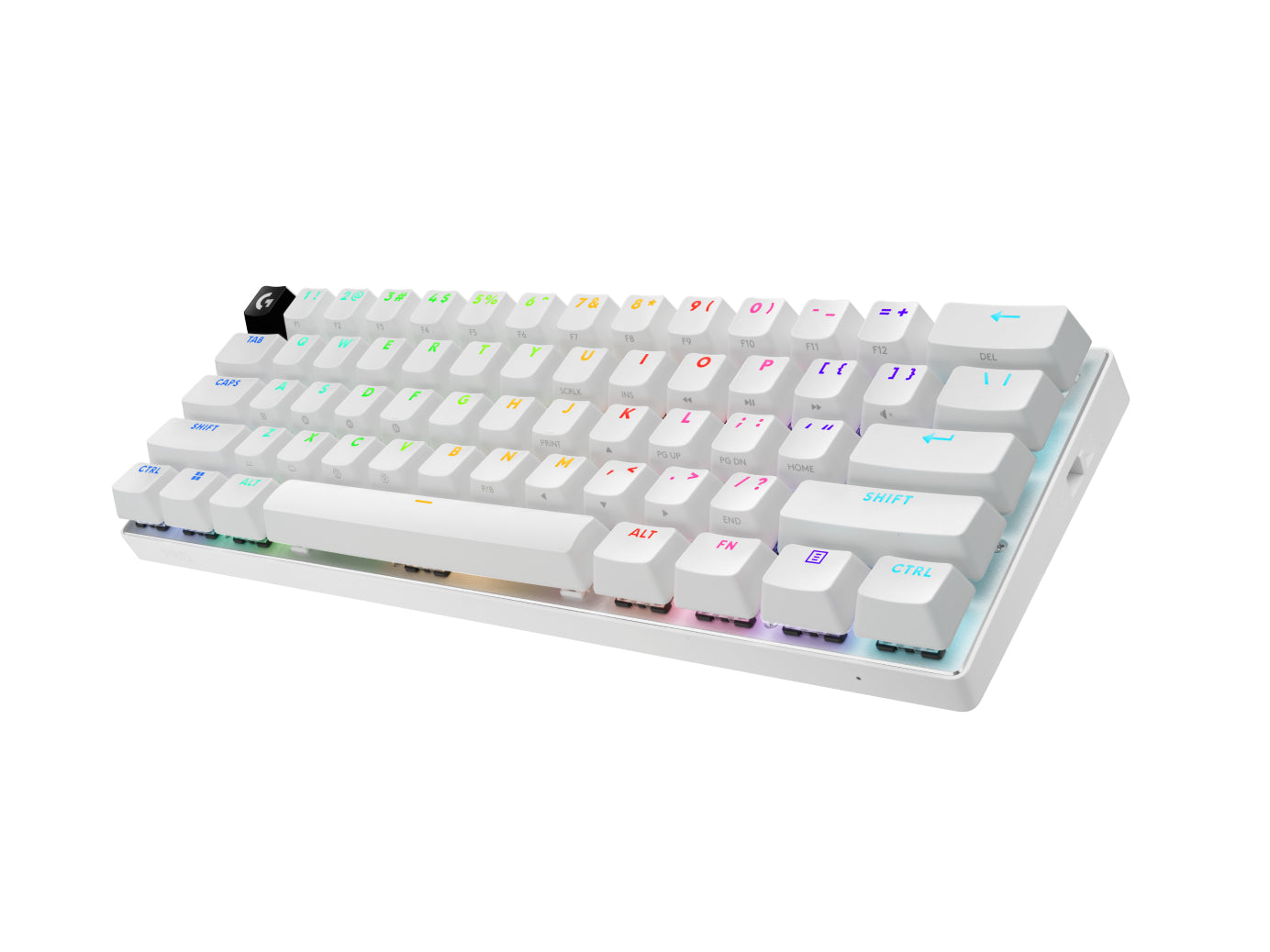 Logitech G PRO X 60 – Tastatur 60% – Mechanisch RGB – Bluetooth & 2,4 GHz (Nano-Empfänger USB-A) – QWERTZ (CH)