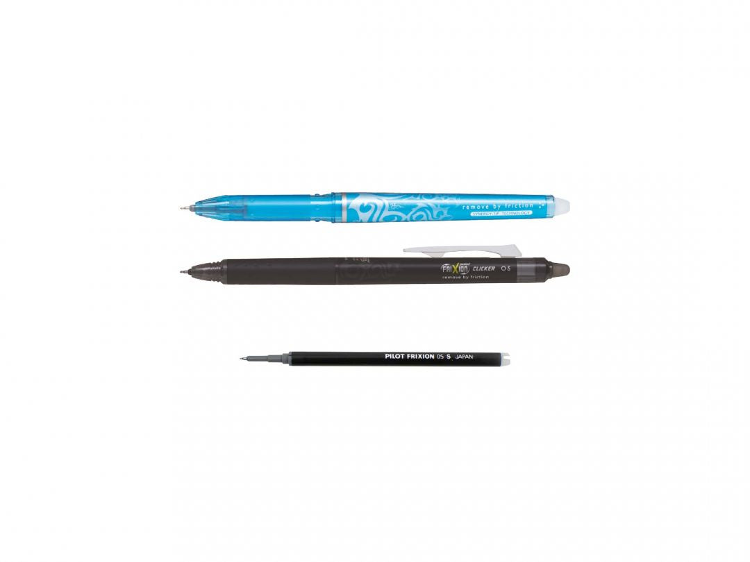 Pilot Rollerpatronen FriXion – pink, 0,5 mm, löschbar, geruchsarm, 3 Stk.