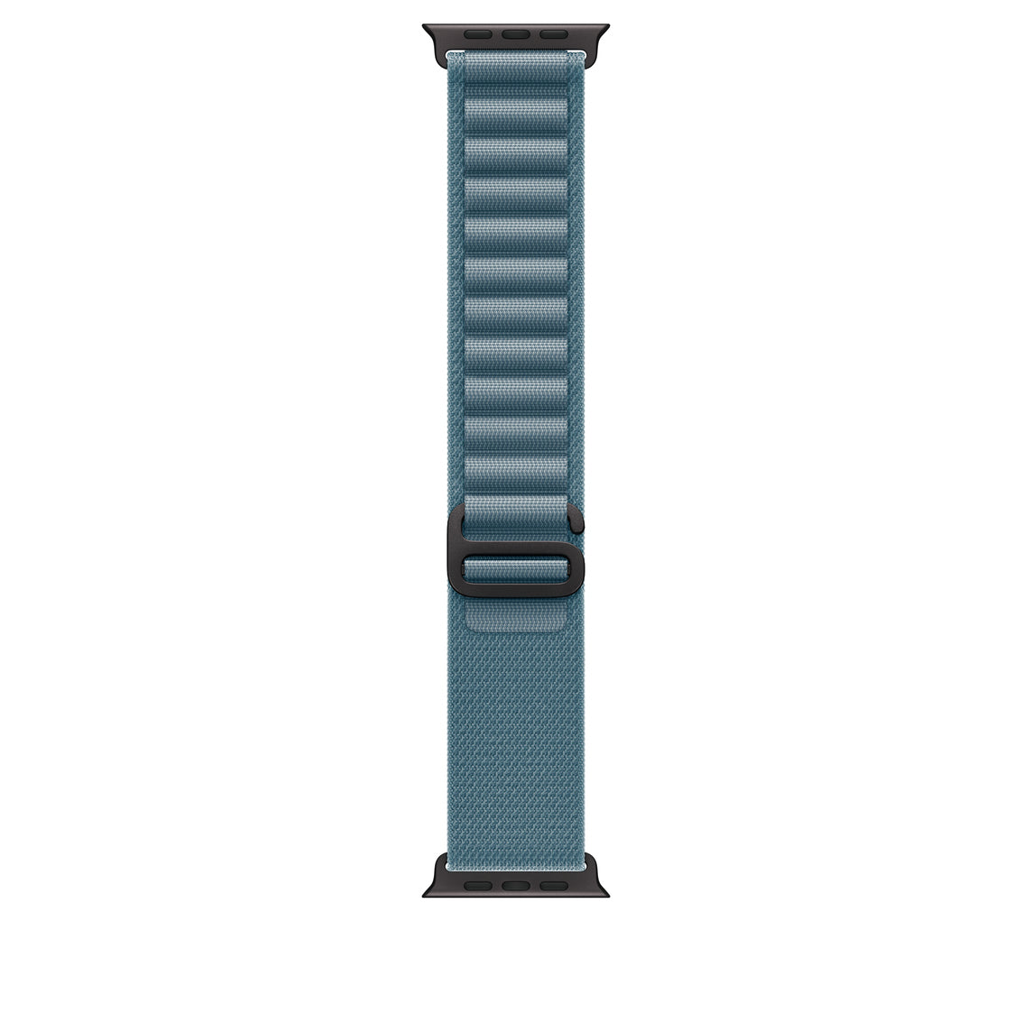Apple Alpine Loop – Titan Schwarz, Hellblau, M, für Apple Watch