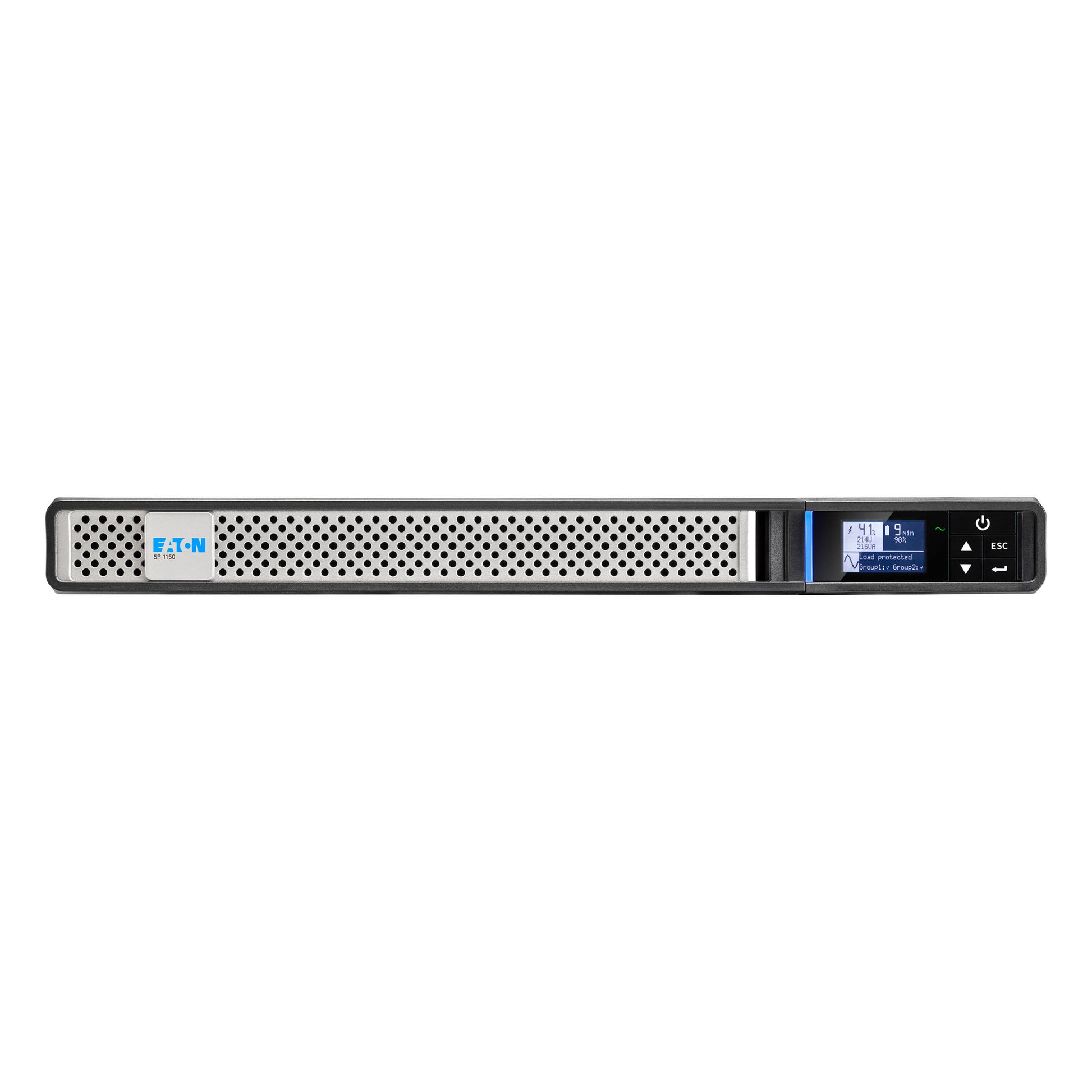 Eaton 5P 1150i Rack 1U G2 (5P1150IRG2) – USV Line-interaktiv, 1,2 kVA/920 W, Rack 1U, 1-phasig, 6× IEC C13