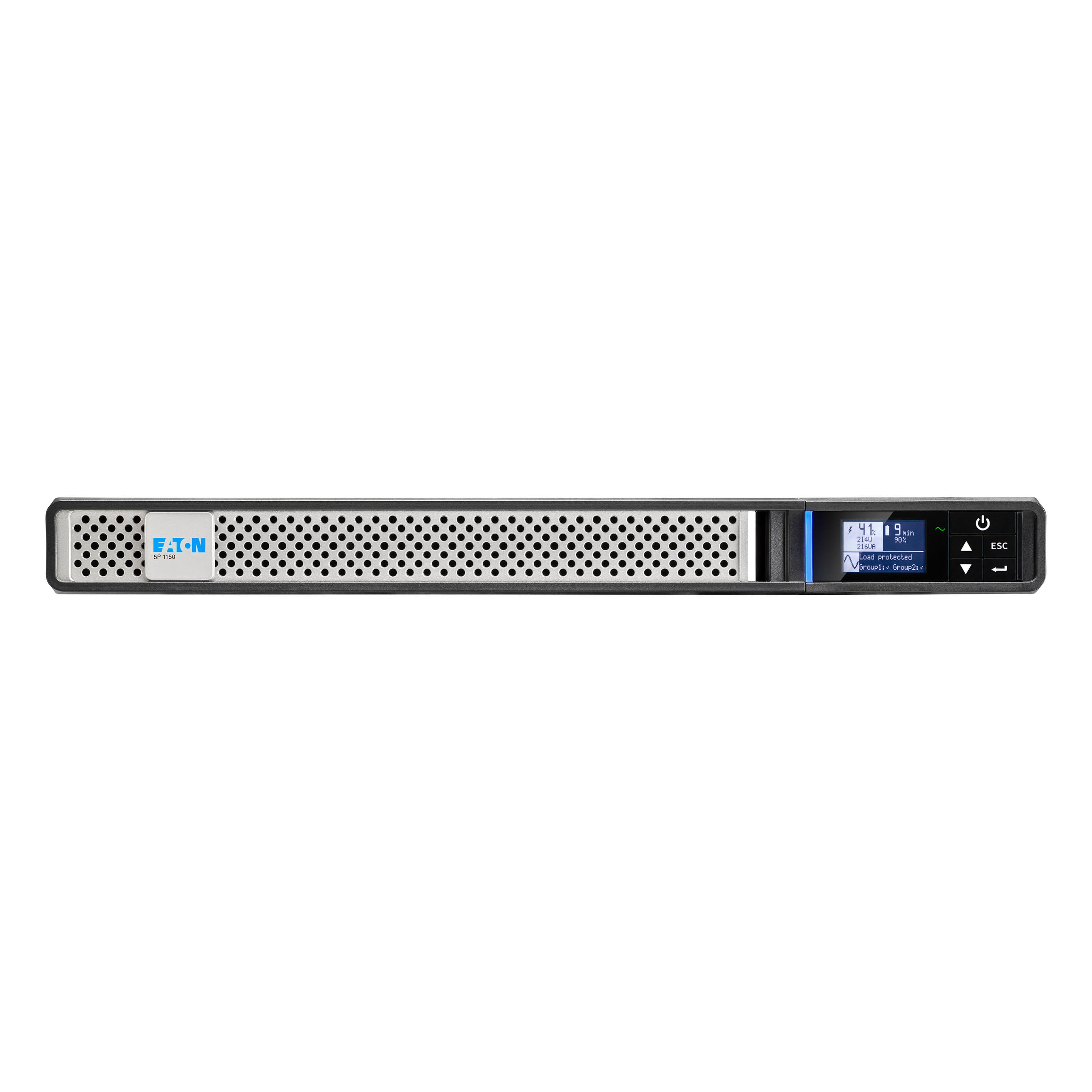 Eaton 5P 1150i Rack 1U G2 (5P1150IRG2) – USV Line-interaktiv, 1,2 kVA/920 W, Rack 1U, 1-phasig, 6× IEC C13