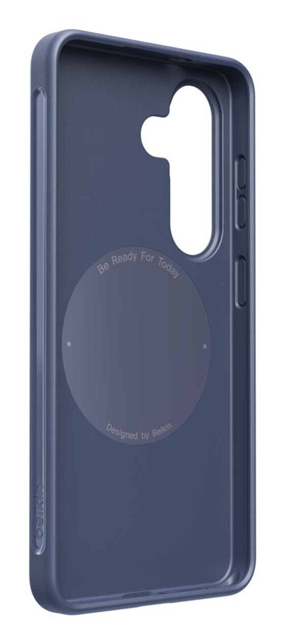 Belkin SheerForce – Rückcover – für Samsung Galaxy S26 – Recycling-Kunststoff, Navy, bis 4 m Sturzsicher