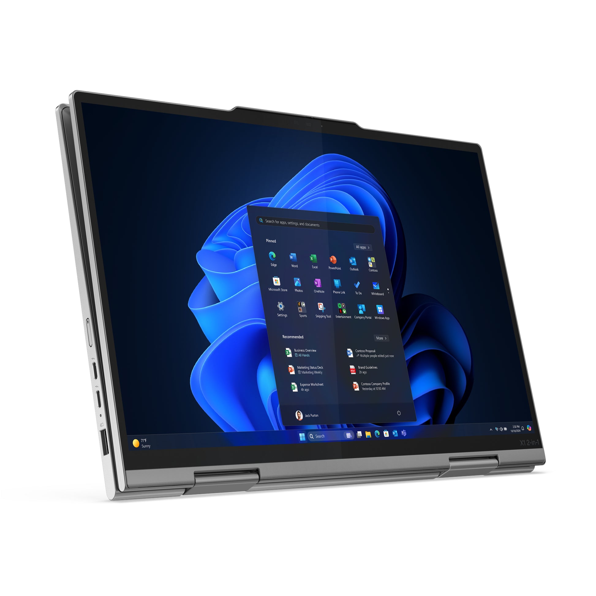 Lenovo ThinkPad X1 2-in-1 Gen 10 – Windows 11 Pro, Tastaturlayout QWERTZ (CH)