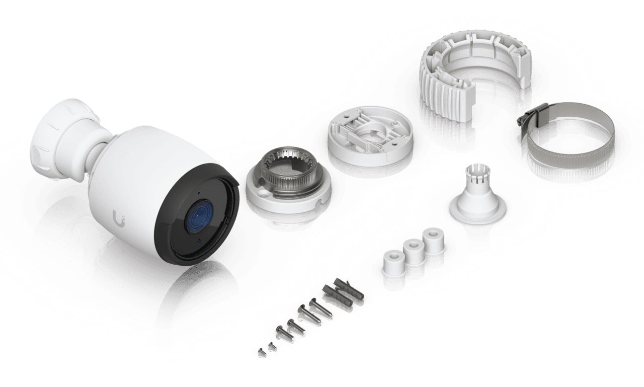 Ubiquiti G6 Bullet Kamera – 4K, 8 MP, PoE, Wetterfest, Weiss