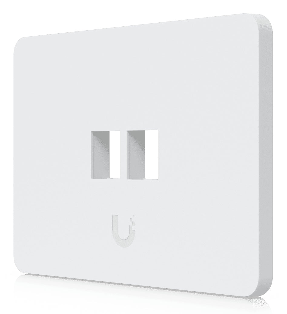 Ubiquiti Keystone-Modul RJ45, 2×Keystone, Wandmontage, 118×88×9,6 mm, 4er-Pack, Polycarbonat/Stahl – Weiss