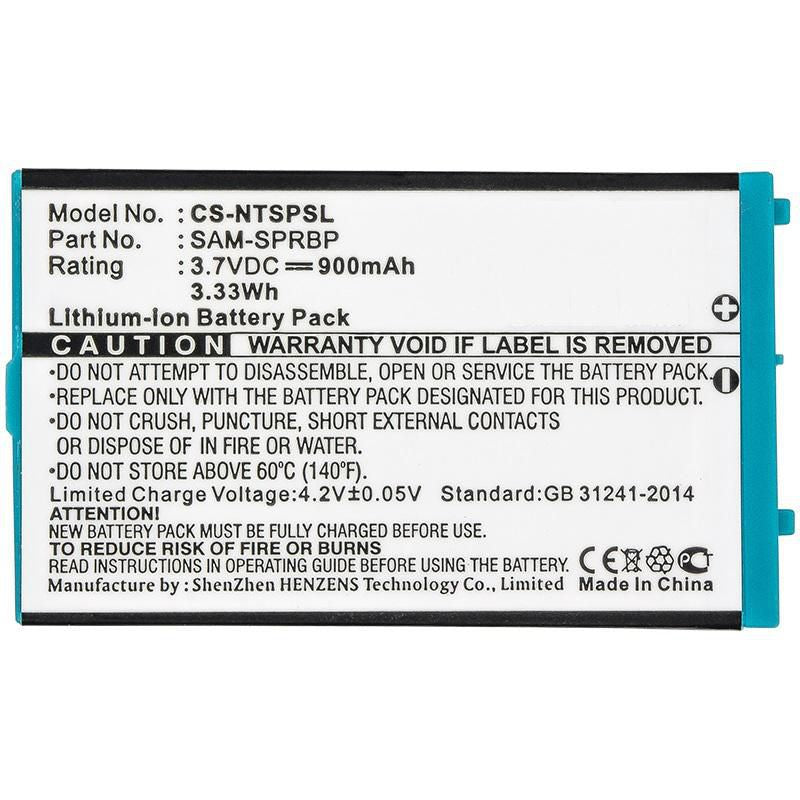 CoreParts AGS-003 – Akku (Li-Ion), 900 mAh, 3,7 V, für Nintendo Game Boy Advance SP (AGS-001/AGS-003), Blau