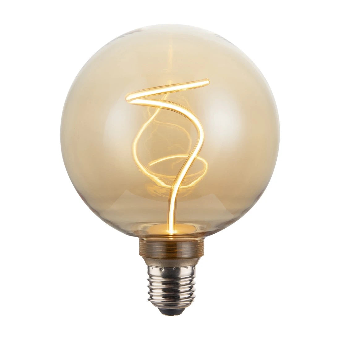 Hama LED-Leuchtmittel E27 Globe G125 – Extra Warmweiss 1800 K, 200 lm, 4,9 W – 1 Stk.