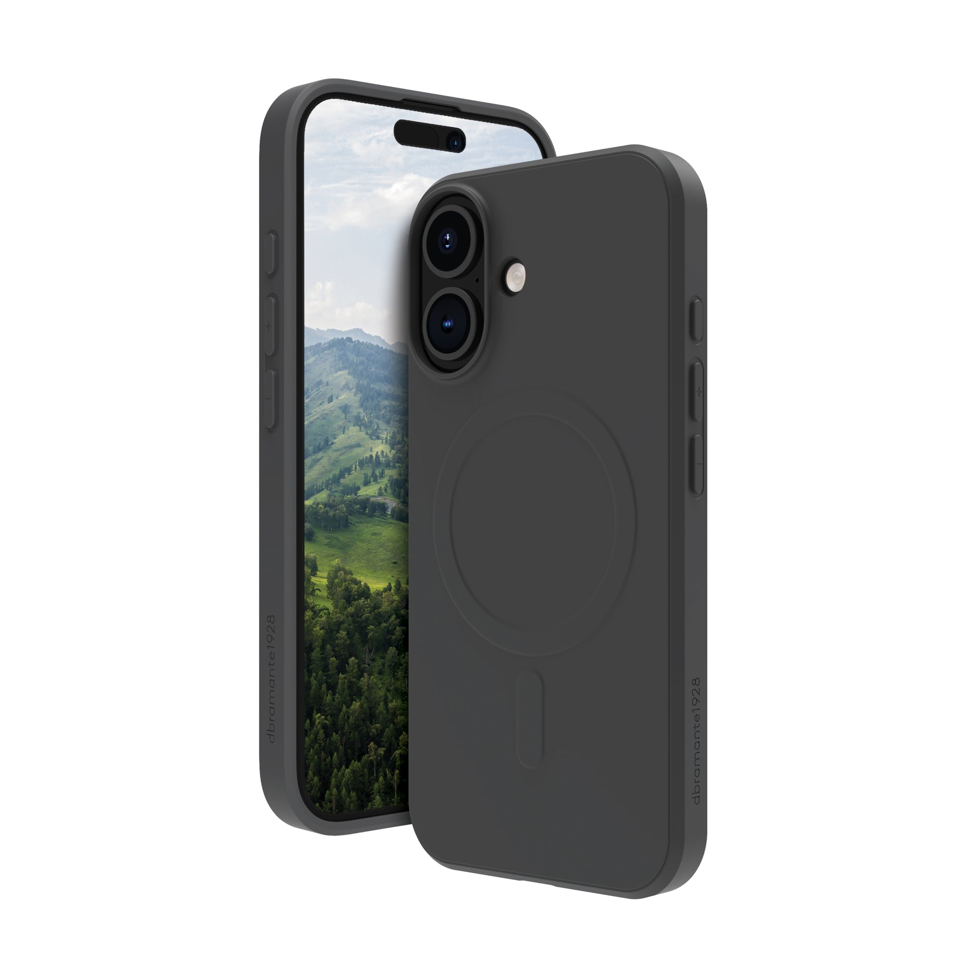 dbramante1928 Greenland Pro MS Backcover – für Apple iPhone 16, Recycling-Kunststoff, Night Black