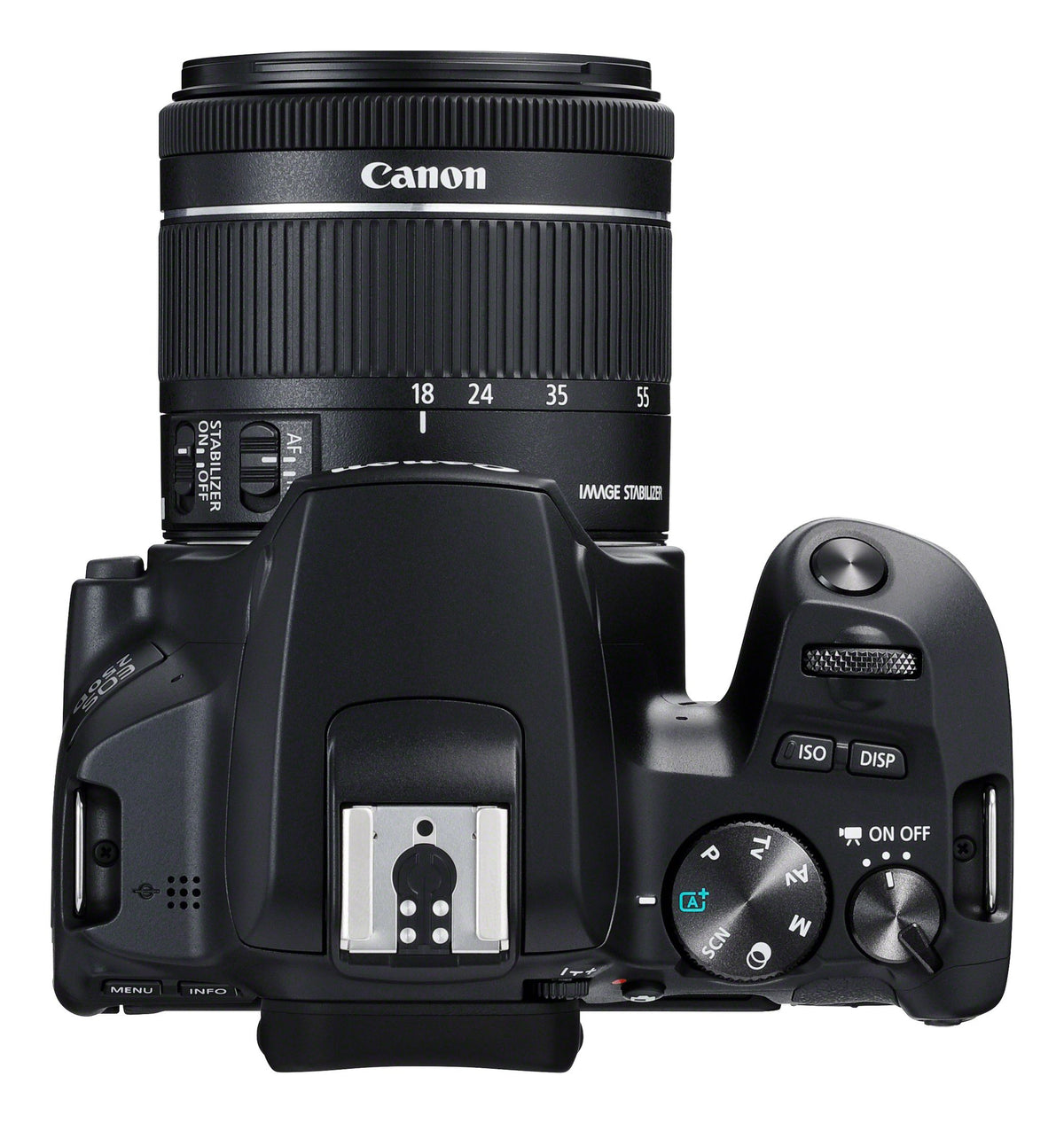 Canon EOS 250D Kit EF-S 18-55mm f/4.0-5.6 IS – APS-C, 24,1 MP, 4K, schwarz