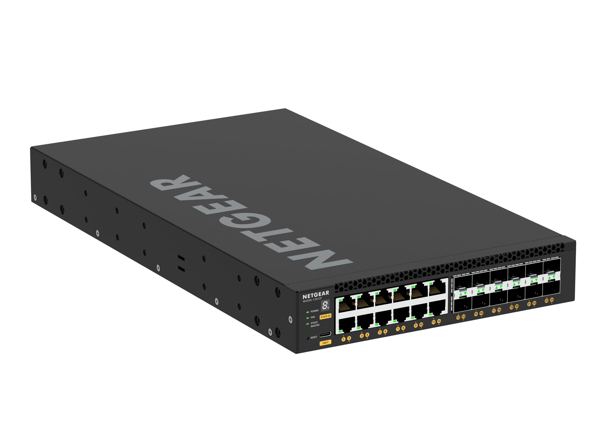 NETGEAR M4350-12X12F – Managed Switch – 12×10G RJ45, 12×SFP+, L3, 1U