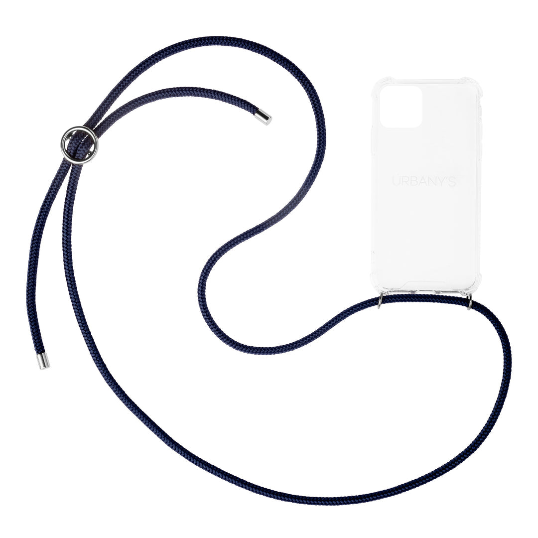 Urbany's Necklace Backcover – für Apple iPhone 16 Plus, Kunststoff, Deep Sea, mit Trageband