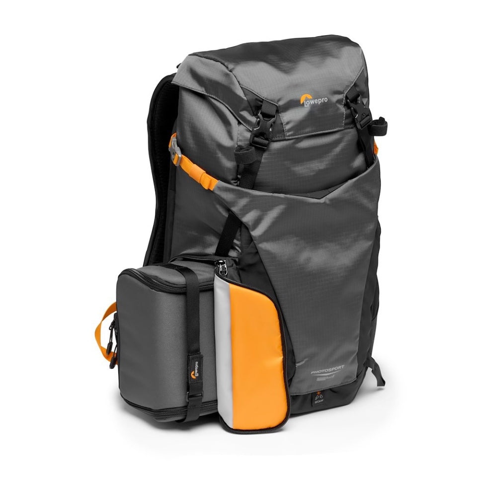 Lowepro PhotoSport BP 24L AW III Kamerarucksack – 24 l, Nylon/Polyester – Grau/Schwarz