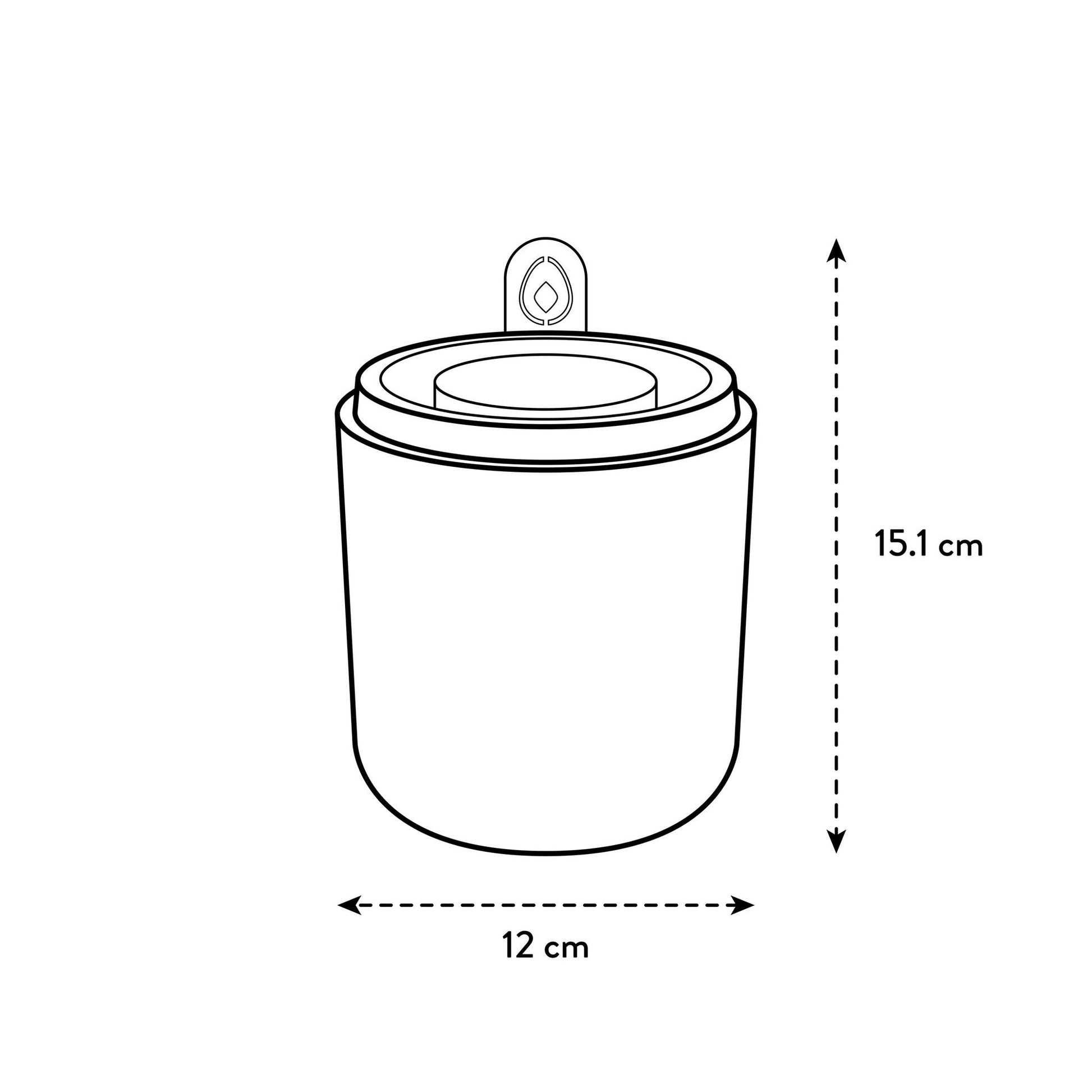 elho Pflanztopf – Ø 120 cm, 1000 ml – Kunststoff, Grün
