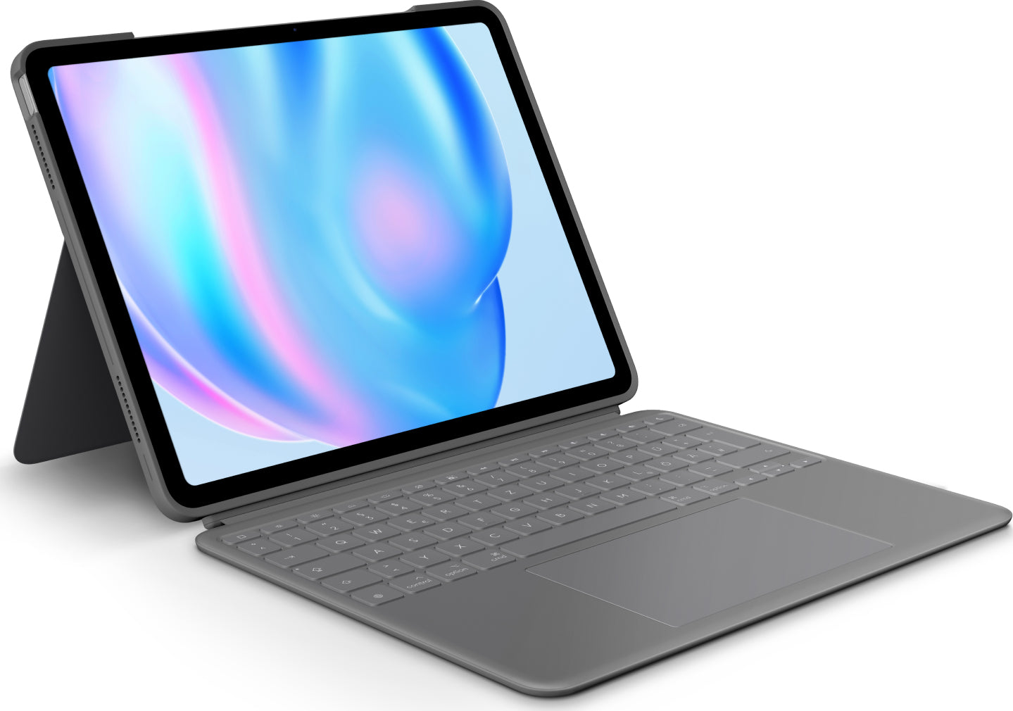 Logitech Combo Touch Tablet- & Notebook-Tasche – für iPad Air 13" (M2), grau