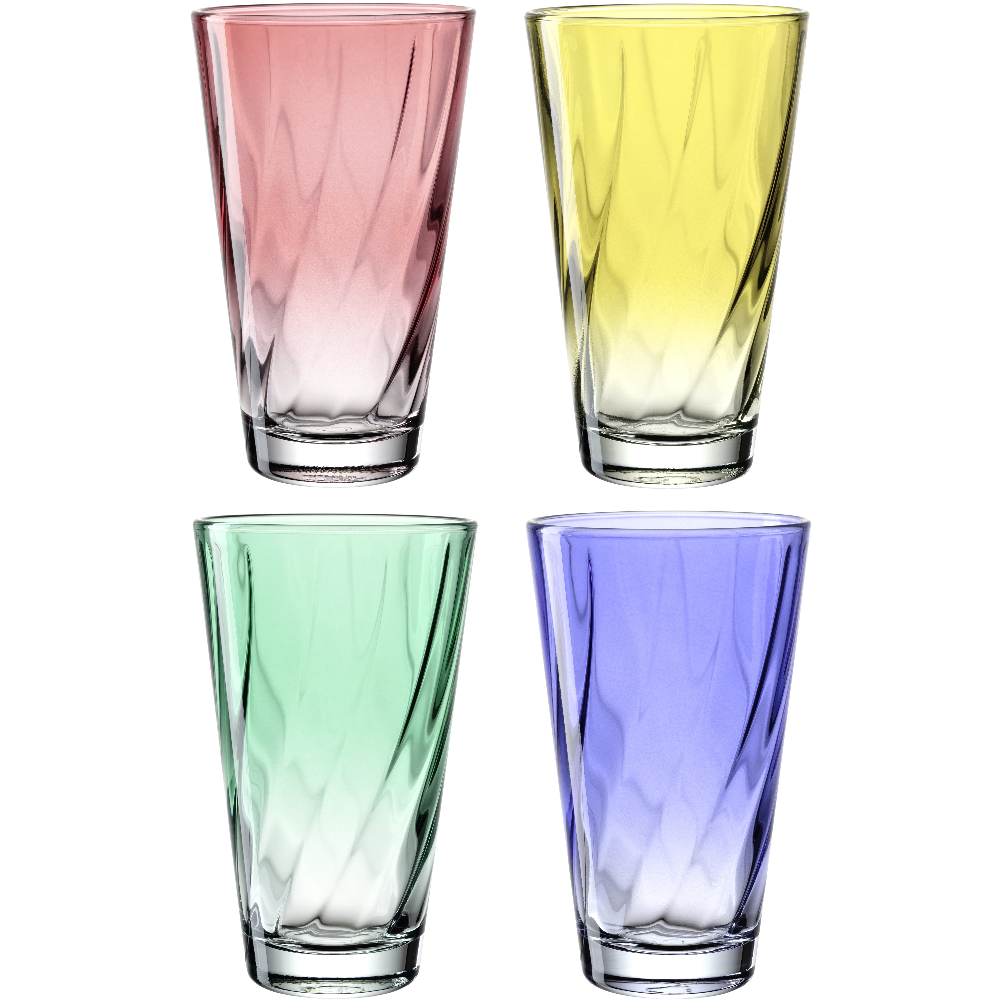 LEONARDO Trinkglas – 0,30 l, Glas, Transparent, Spülmaschinenfest, 4 Stück