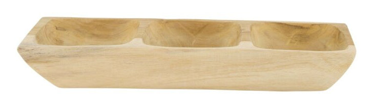 CHALET Schale Makoro – 28,0 × 10,0 × 4,0 cm, Holz, FSC-zertifiziert