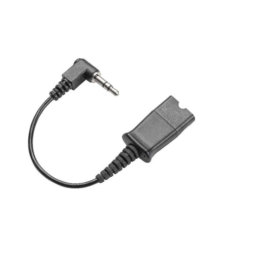 Poly Adapterkabel – für EncorePro 300/500/700 – 3,5 mm auf QD – 3 m – schwarz