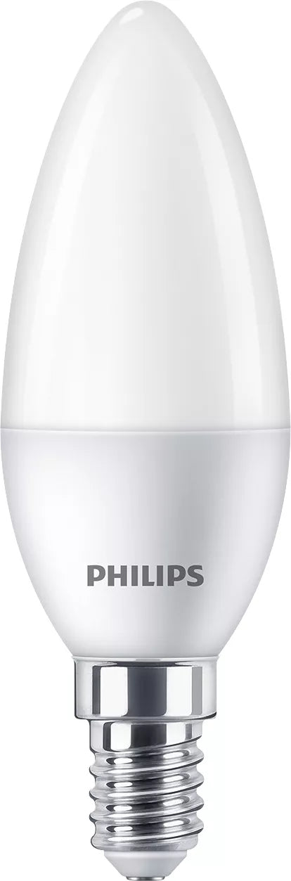 Philips by Signify Philips LED-Leuchtmittel E14 Kerze (B35) – Warmweiss 2700 K, 470 lm, 4,9 W – 1 Stk.