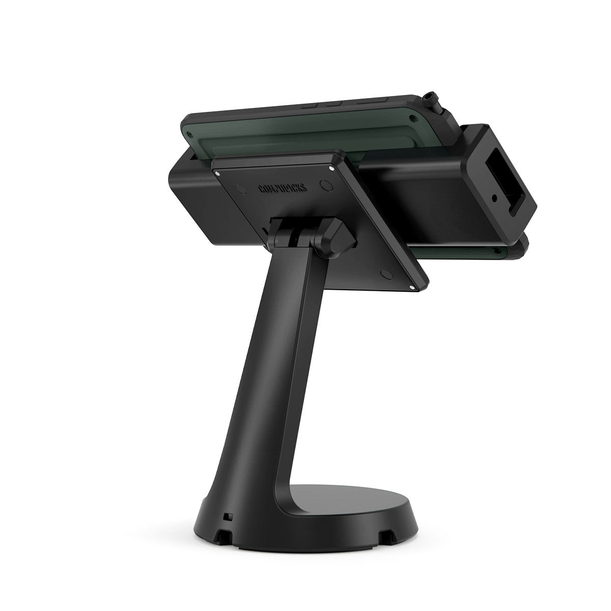 Compulocks Tablet-Tischhalterung – für robuste Tablets 7–13", Gehäusedicke 0,44–0,61" – Schwarz