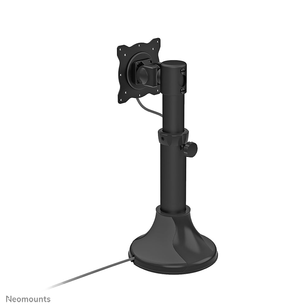 Neomounts FPMA D025BLACK – Monitorarm, Tischdurchführung, bis 30", VESA 75 × 75/100 × 100 mm, 12 kg, schwarz