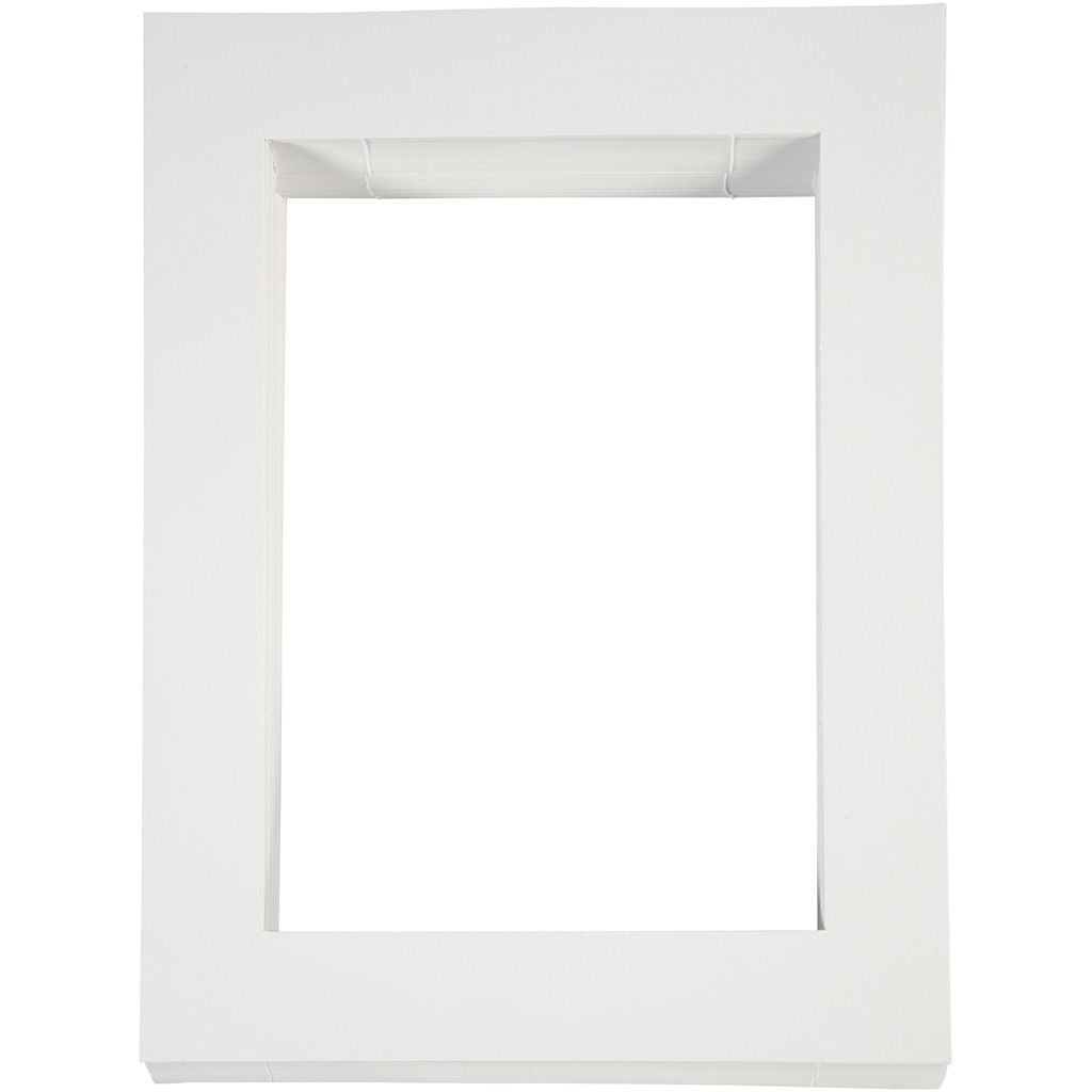 Creativ Company Passepartout, weiss, 28,5 × 37 cm, 500 g/m², 100 Blatt
